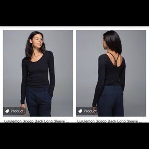 Lululemon Scoop Back Top